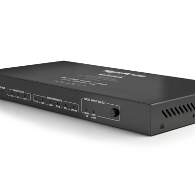 WyreStorm CON-H2-DD-EARC — 4K/60 In-line HDMI Scaler with DSP-Controlled Audio Breakout, Dolby TrueHD & DTS-HD Downmixing and eARC Output - Görsel 2