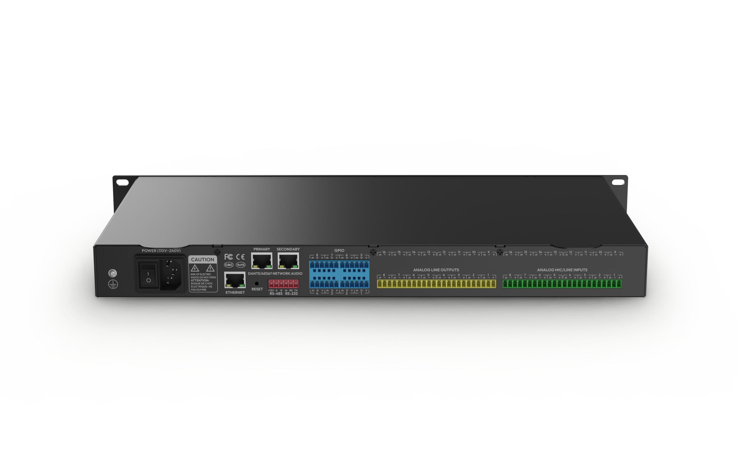 WyreStorm DSP-88-DNT 8x8 Digital Audio Processor with 8x8 Dante Network Audio - Görsel 2