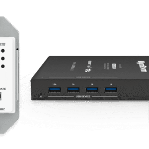 WyreStorm EX-100-IW-USBC — 100m USB 3.2 Single Gang In-Wall HDBT-USB3 Transmitter and Receiver Kit