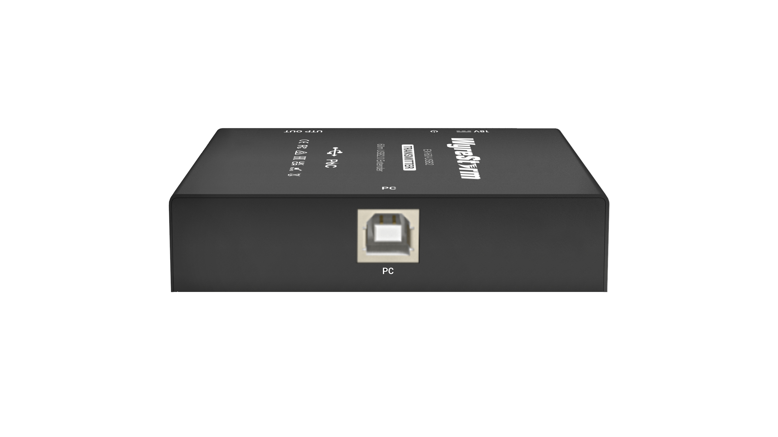 WyreStorm EX-60-USB2 USB 2.0 Extender over Cat6 with 4-Port Hub - Görsel 4