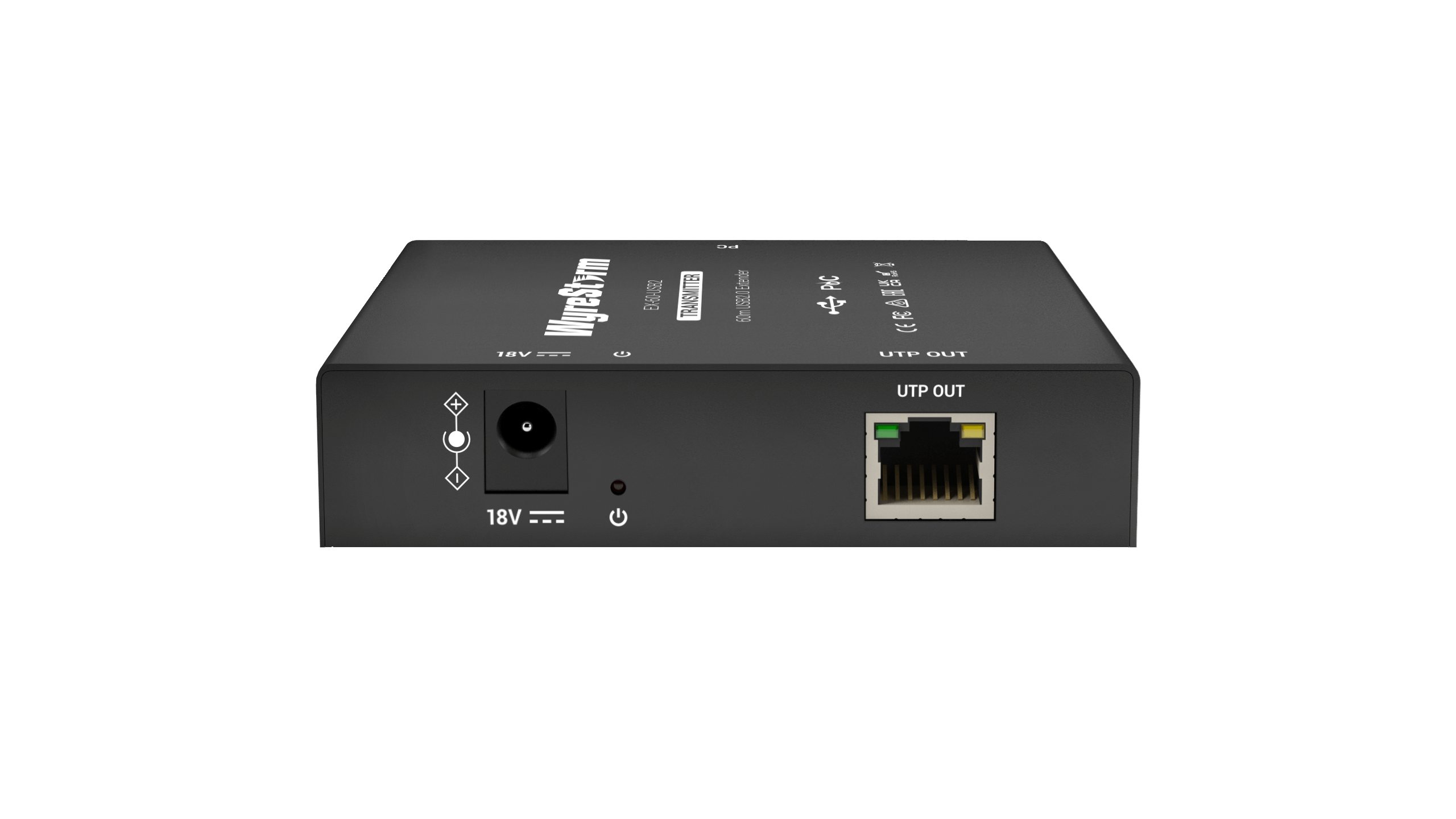 WyreStorm EX-60-USB2 USB 2.0 Extender over Cat6 with 4-Port Hub - Görsel 5