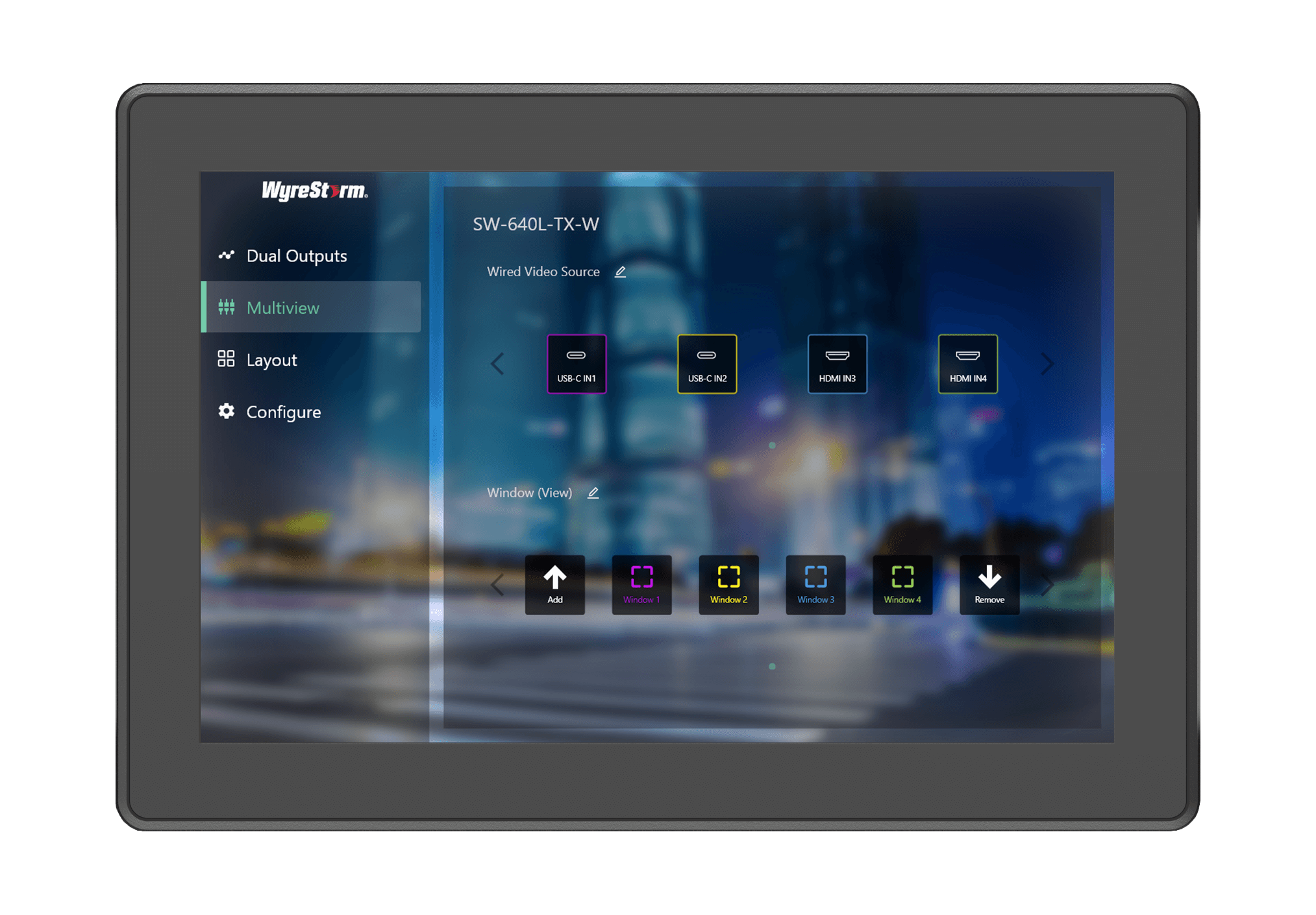 WyreStorm SYN-TOUCH10 v2 — Synergy 10.1" All-In-One Touchpad Controller