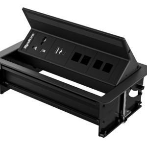WyreStorm IDB-400-MS-C — Flip Up In-Desk Connectivity with Power