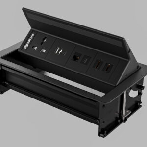 WyreStorm IDB-400-MS — Flip Up In-Desk Connectivity with Power