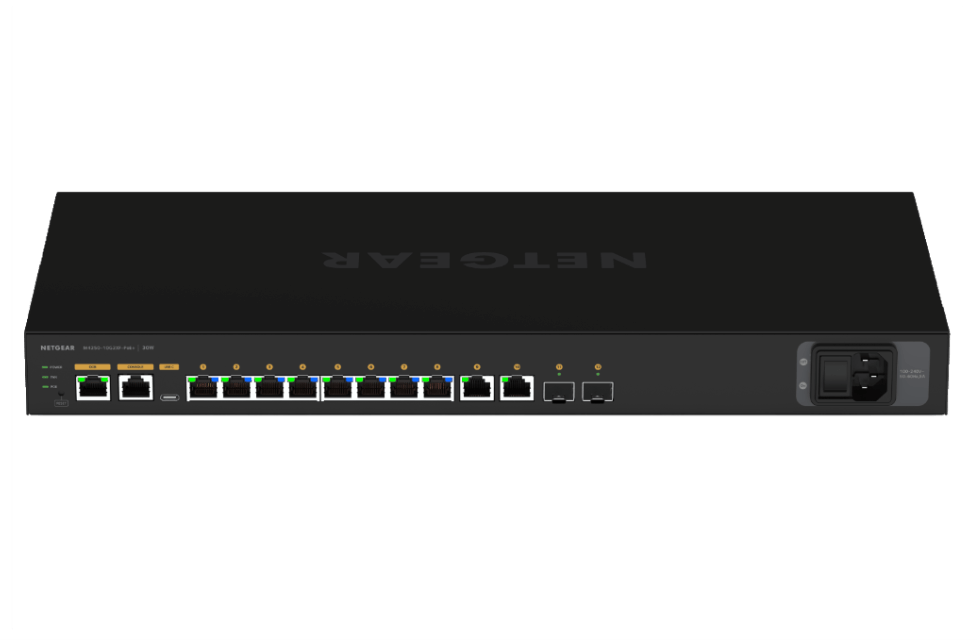 WyreStorm M4250-GSM4212PX-10P — Netgear Pre-configured 1GbE 10-port Switch with 1G/10G Uplinks for use with NetworkHD 100, 400 & 500 Series - Görsel 3