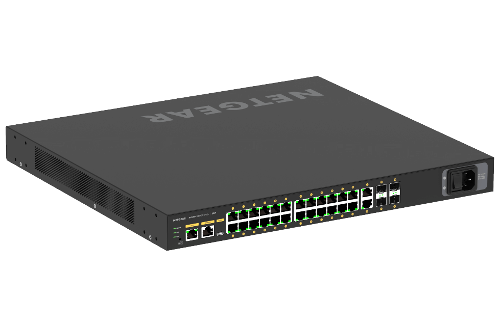 WyreStorm M4250-GSM4230PX-26P — Netgear Pre-configured 1GbE 26-port Switch with 1G/10G Uplinks for use with NetworkHD 100, 400 & 500 Series - Görsel 2