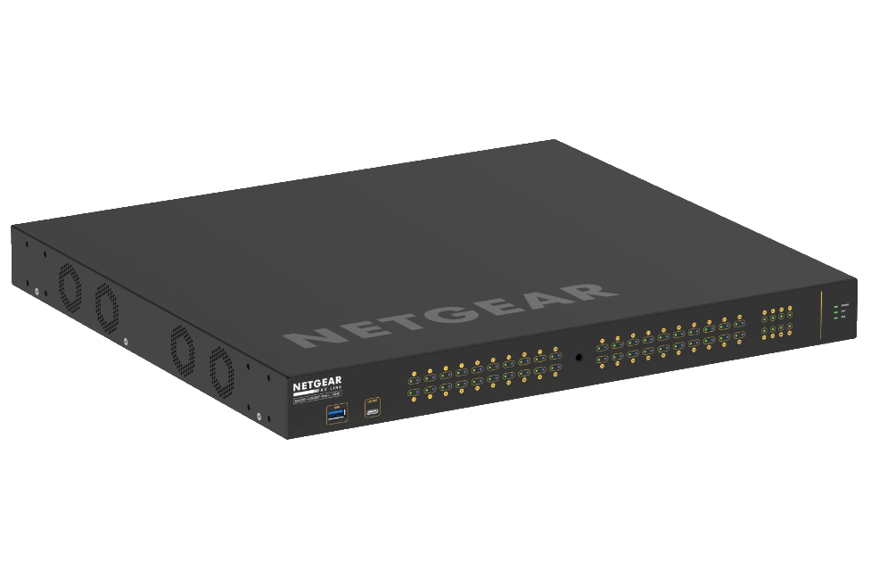 WyreStorm M4250-GSM4248PX-40P — Netgear Pre-configured 1GbE 48-port Switch with 1G/10G Uplinks for use with NetworkHD 100, 400 & 500 Series