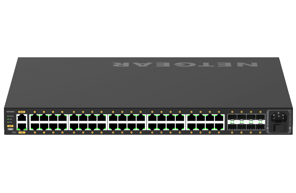 WyreStorm M4250-GSM4248PX-40P — Netgear Pre-configured 1GbE 48-port Switch with 1G/10G Uplinks for use with NetworkHD 100, 400 & 500 Series - Görsel 4