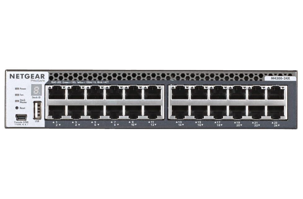 WyreStorm M4300-XSM4324CS-24X — Netgear Pre-configured 10GbE 24-port Switch for use with NetworkHD 600 Series - Görsel 2