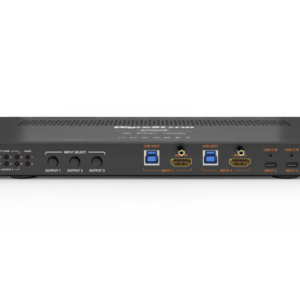 WyreStorm MX-0403-H3-MST — 4x3 Multi-Input Conference Room Switcher with Advanced USB-C Integration & HDBT 3.0 Output