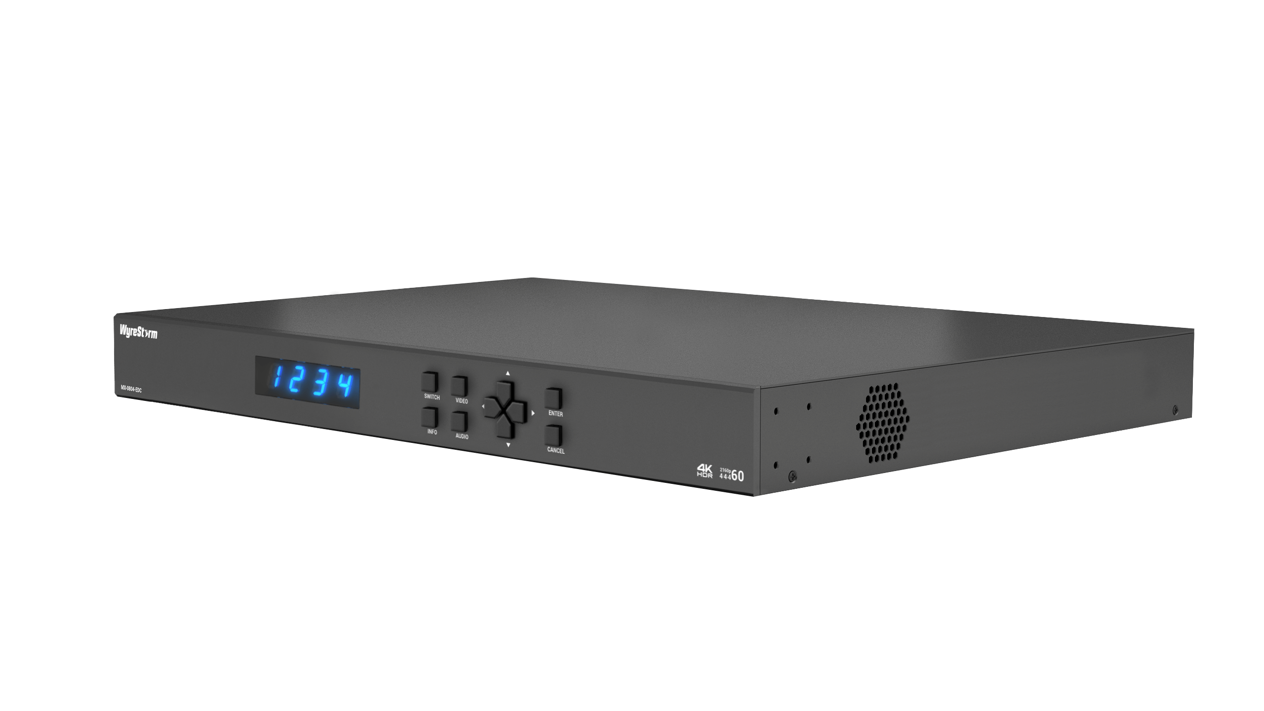 WyreStorm MX-0804-EDC 8x4 Seamless Matrix Switch with USB-C & Dante