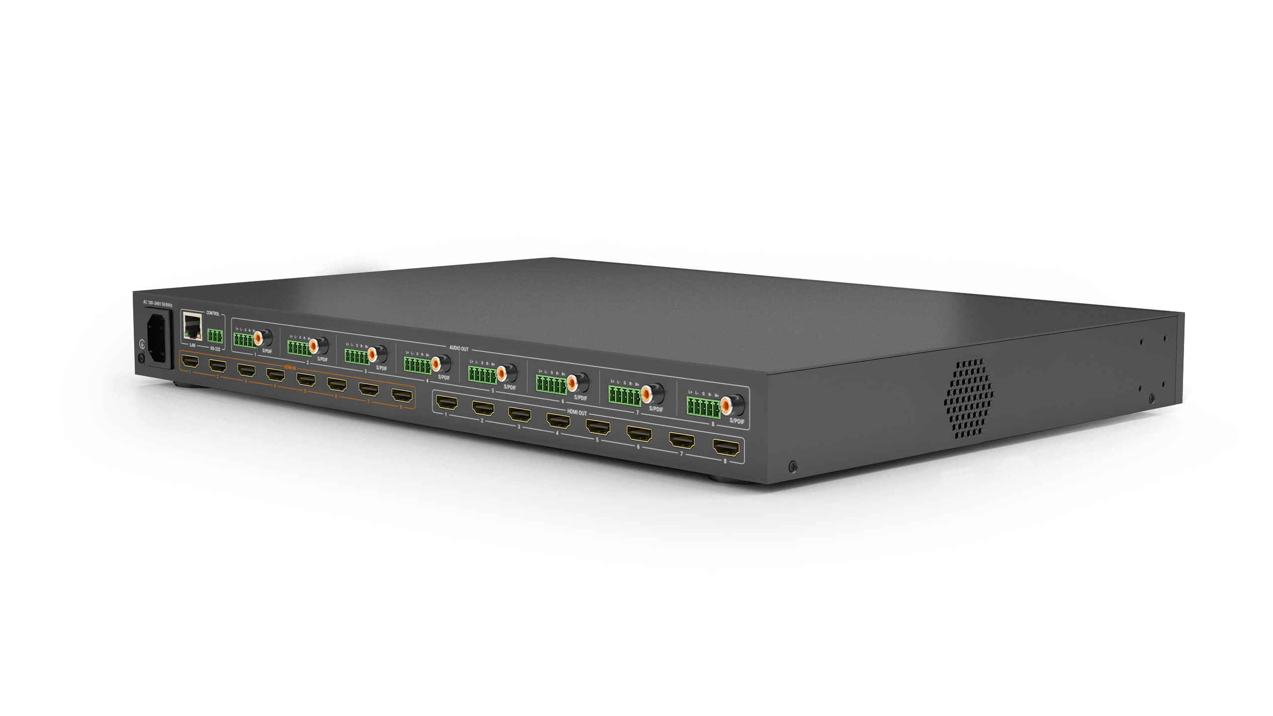 WyreStorm MX-0808-H2A-MK2 — 8x8 HDMI Matrix – Seamless Video Switching for Multiple Displays - Görsel 2