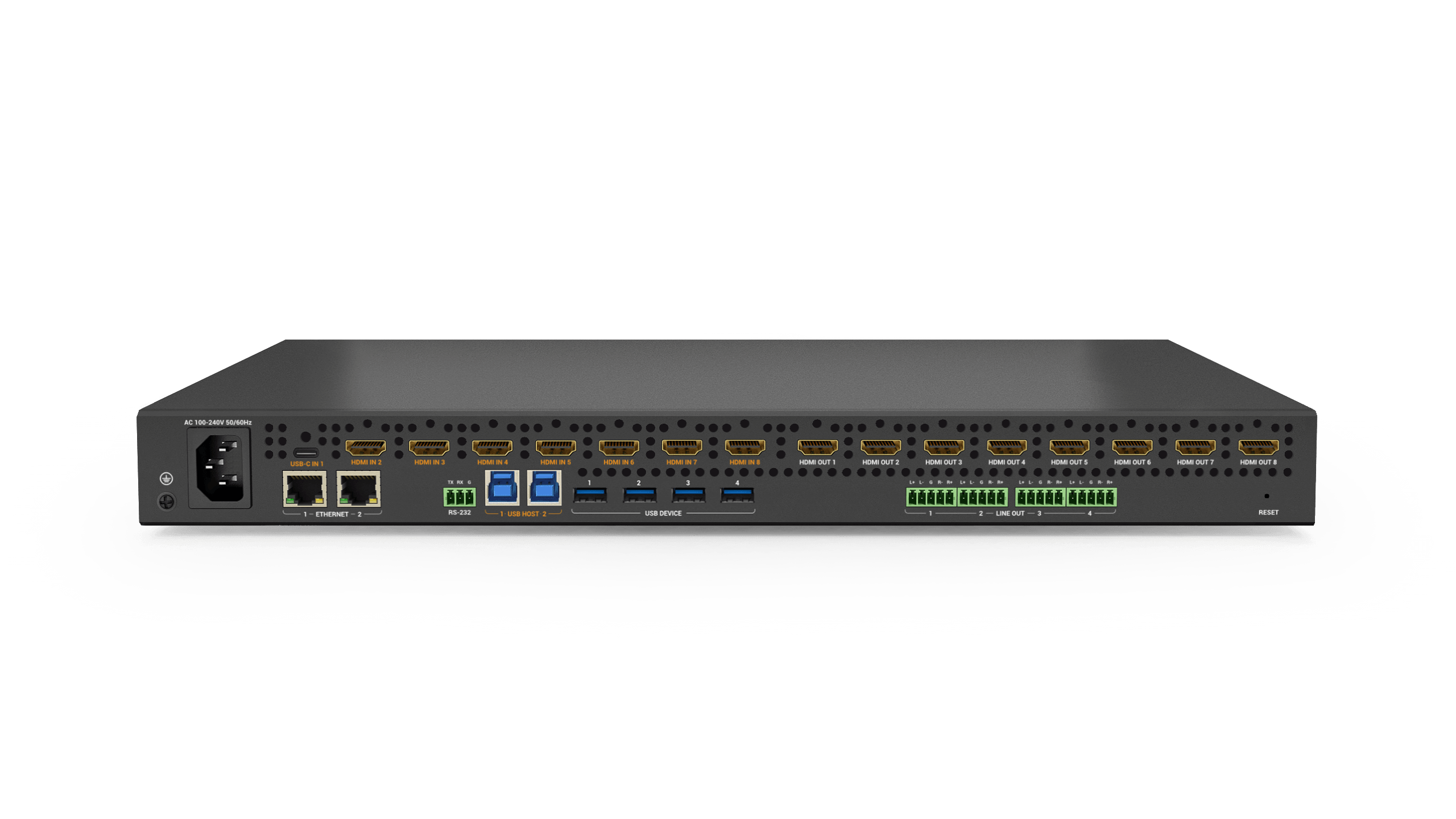 WyreStorm MX-0808-SCL-V2 — 4K60 8x8 Seamless Scaling HDMI Matrix with USB-C Support v2 - Görsel 2
