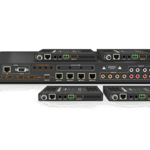WyreStorm MXV-0404-H2A-KIT v2 — 4K60 4x4 HDBaseT Matrix with Receivers