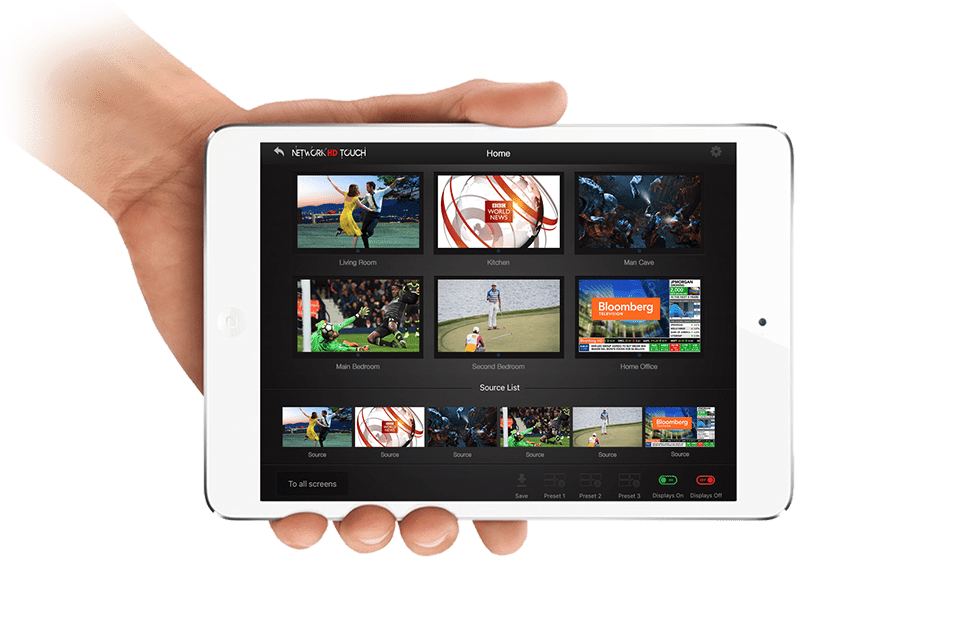 WyreStorm NHD-TOUCH — Touchscreen Control for NetworkHD 100, 400, 500 & 600 Series