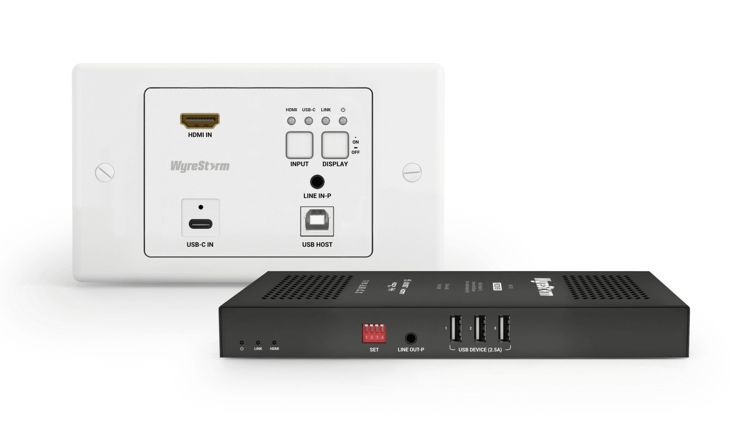 WyreStorm SWX-100-IW-UK — In-Wall Kit with the SW-120-TX3-UK Transmitter and RX3-100 Receiver