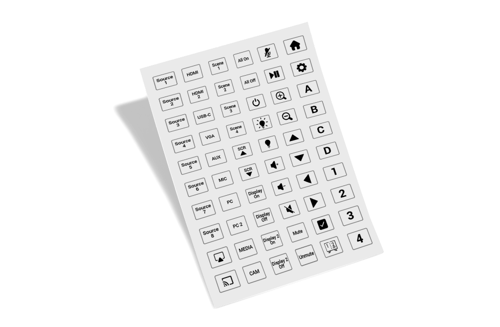 WyreStorm SYN-KEY10 — Synergy 10-button Keypad Controller - Görsel 3