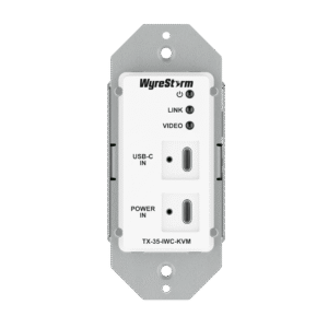 WyreStorm TX-35-IWC-KVM — USB C Single Gang In-Wall HDBaseT Transmitter