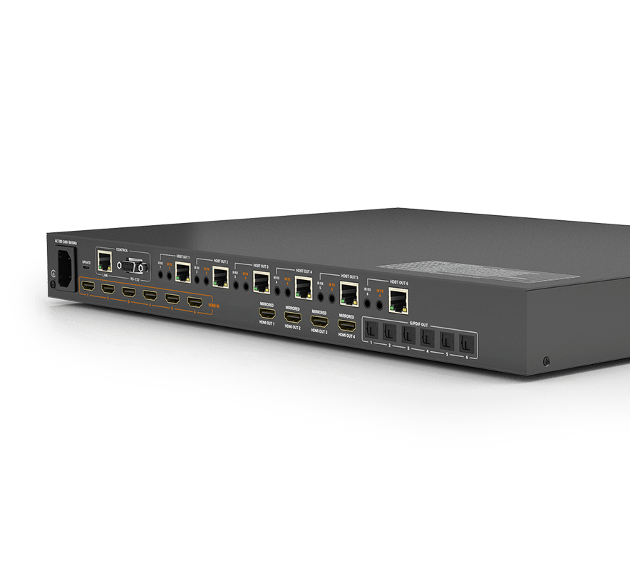WyreStorm MXV-0606-H2A v3 — 4K60 6x6 HDBaseT Matrix - Görsel 2