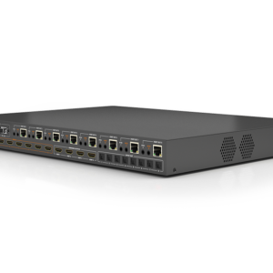 WyreStorm MXV-0808-H2A v2 — 4K HDR 4:4:4 60Hz HDBaseT 8x8 Matrix Switch with Assignable Audio De-Embed and 4 mirrored HDMI outputs (4K 35m/114ft, 1080p 70m/230ft)
