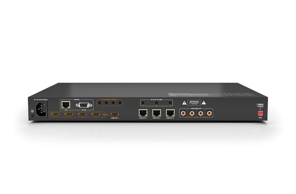 WyreStorm MX-0404-KIT — 4K 4x4 HDBaseT Matrix with Receiver - Görsel 2